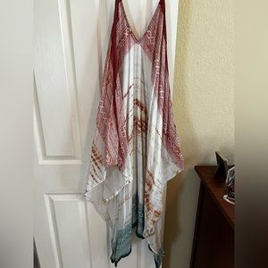 Boho Tie-Dye Flowy Dress
